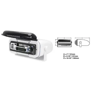Weerbestendige Stereo Behuizing | WC400W